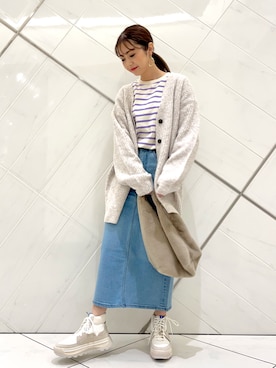 井上　裕美さん（レディース・158cm）の秋コーディネート