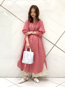 井上　裕美さん（レディース・158cm）の春コーディネート