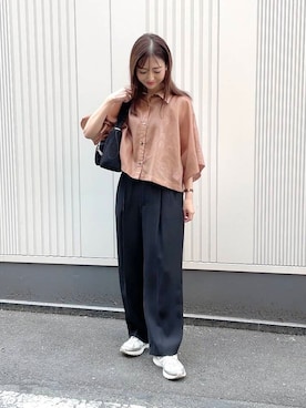 井上　裕美さん（レディース・158cm）の秋コーディネート