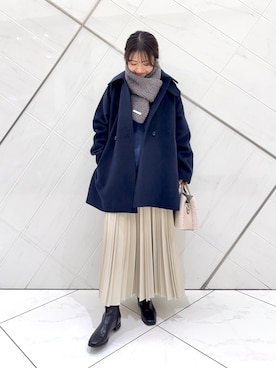 井上 裕美さん(レディース・158cm)の冬コーディネート