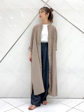 井上　裕美さん（レディース・158cm）の夏コーディネート