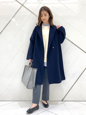 井上　裕美さん（レディース・158cm）の春コーディネート