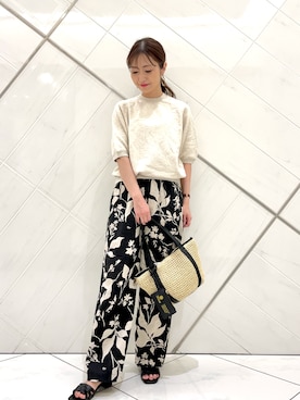 井上　裕美さん（レディース・158cm）の夏コーディネート