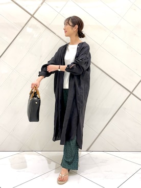 井上　裕美さん（レディース・158cm）の夏コーディネート