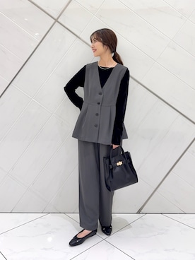 井上 裕美さん(レディース・158cm)の秋コーディネート