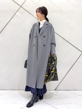 「アイテム（ワンピース/ドレス）」を使った、井上　裕美さん（レディース・158cm）の秋コーディネート