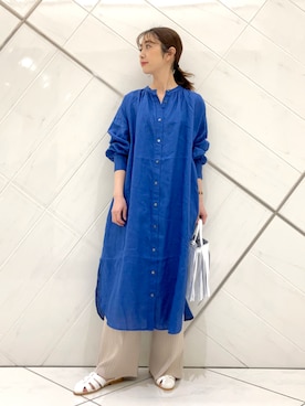 井上　裕美さん（レディース・158cm）の春コーディネート