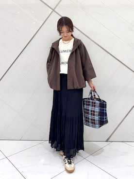 井上　裕美さん（レディース・158cm）の秋コーディネート