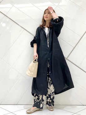 井上　裕美さん（レディース・158cm）の春コーディネート