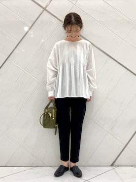 井上　裕美さん（レディース・158cm）の夏コーディネート