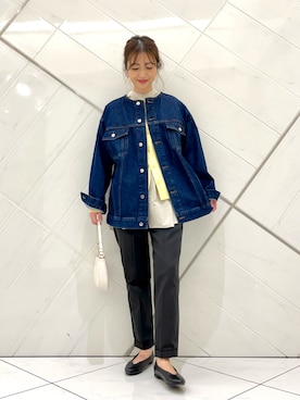 井上　裕美さん（レディース・158cm）の冬コーディネート