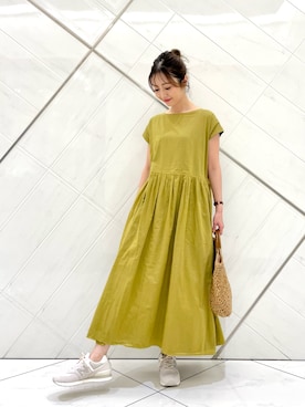 井上　裕美さん（レディース・158cm）の夏コーディネート