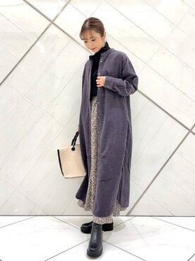 井上 裕美さん(レディース・158cm)の秋コーディネート