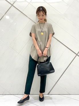 井上　裕美さん（レディース・158cm）の夏コーディネート