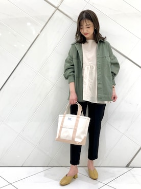 「orcival」｜「アイテム（その他）」を使った、イノウエ ユミさん（レディース・158cm）の春コーディネート