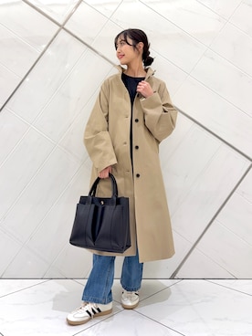 井上　裕美さん（レディース・158cm）の冬コーディネート