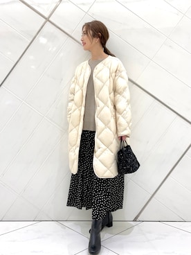 井上 裕美さん(レディース・158cm)の冬コーディネート