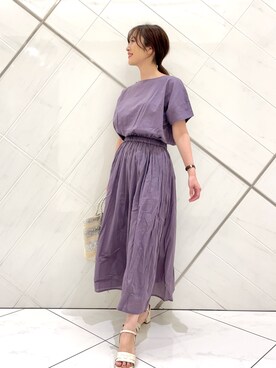 井上 裕美さん(レディース・158cm)の夏コーディネート