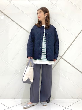 井上 裕美さん(レディース・158cm)の冬コーディネート
