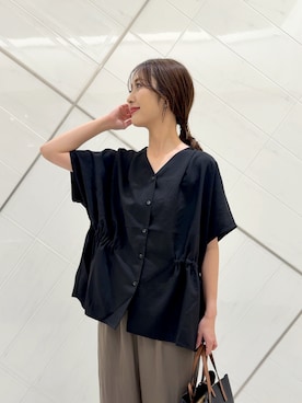 「RODE SKO（ロデスコ）のアイテム」を使った、井上　裕美さん（レディース・158cm）の夏コーディネート