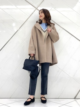 「Drifter（ドリフター）のアイテム（その他）」を使った、井上　裕美さん（レディース・158cm）の冬コーディネート