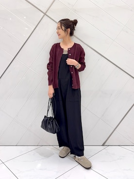 「URBAN RESEARCH DOORS（アーバンリサーチドアーズ）のアイテム（タンクトップ）」を使った、井上　裕美さん（レディース・158cm）の秋コーディネート