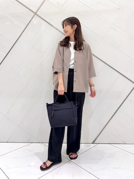 「IPANEMA（イパネマ）のアイテム」を使った、井上　裕美さん（レディース・158cm）の春コーディネート