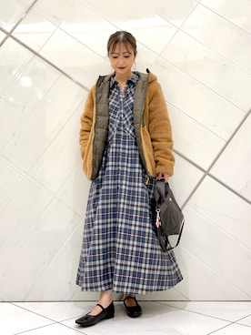 井上　裕美さん（レディース・158cm）の秋コーディネート