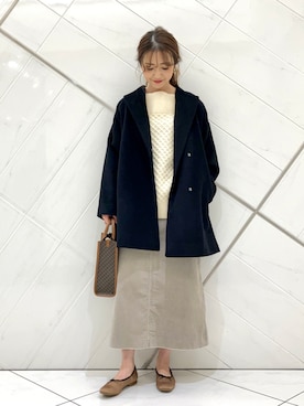 井上 裕美さん(レディース・158cm)の冬コーディネート