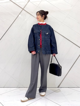 井上 裕美さん(レディース・158cm)の冬コーディネート