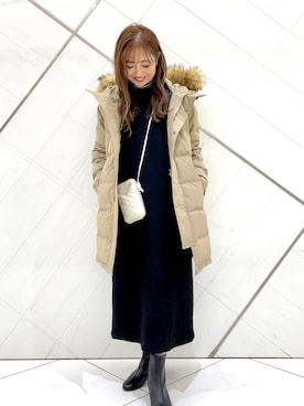 井上　裕美さん（レディース・158cm）の冬コーディネート