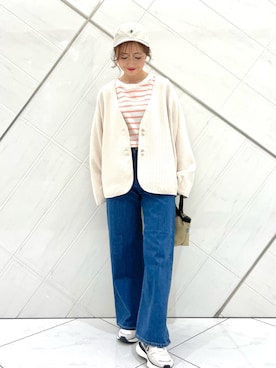 井上　裕美さん（レディース・158cm）の春コーディネート