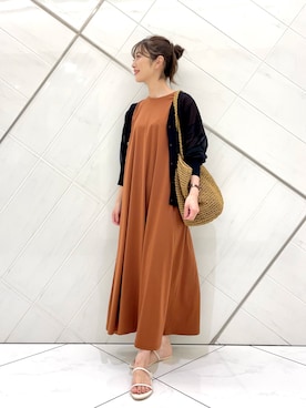 井上 裕美さん(レディース・158cm)の夏コーディネート