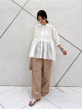 井上 裕美さん(レディース・158cm)の夏コーディネート