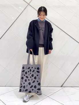 井上　裕美さん（レディース・158cm）の冬コーディネート