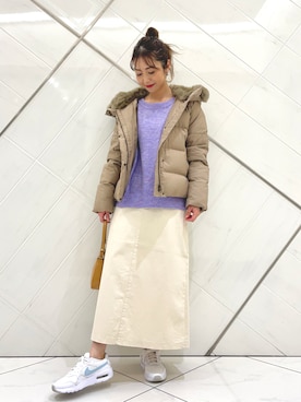 井上　裕美さん（レディース・158cm）の冬コーディネート