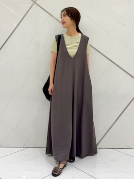 井上　裕美さん（レディース・158cm）の夏コーディネート