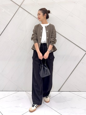 「URBAN RESEARCH DOORS（アーバンリサーチドアーズ）のアイテム（シューズ）」を使った、井上　裕美さん（レディース・158cm）の秋コーディネート