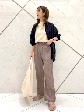 井上　裕美さん（レディース・158cm）の夏コーディネート