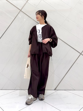 井上　裕美さん（レディース・158cm）の春コーディネート