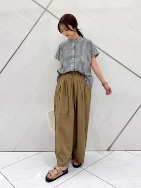 井上　裕美さん（レディース・158cm）の夏コーディネート