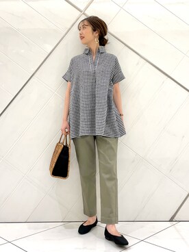 井上 裕美さん(レディース・158cm)の夏コーディネート