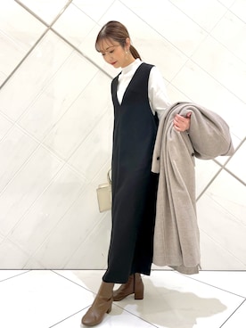 井上 裕美さん(レディース・158cm)の秋コーディネート