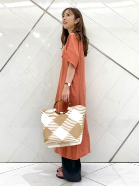 井上 裕美さん(レディース・158cm)の夏コーディネート