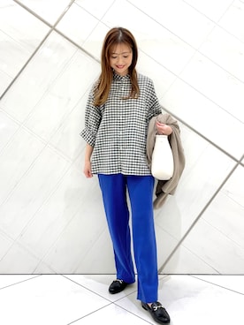 井上　裕美さん（レディース・158cm）の春コーディネート