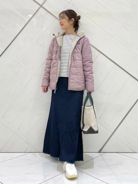 「アイテム（その他アウター）」を使った、井上　裕美さん（レディース・158cm）の夏コーディネート