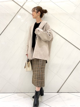 井上　裕美さん（レディース・158cm）の秋コーディネート