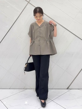 井上　裕美さん（レディース・158cm）の夏コーディネート