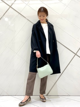 井上 裕美さん(レディース・158cm)の冬コーディネート