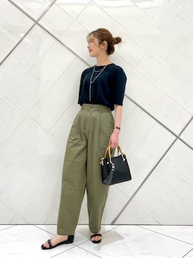 井上　裕美さん（レディース・158cm）の春コーディネート